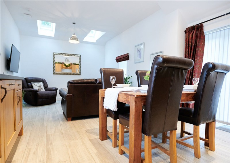 The living area at Annexe at Ty Moel Isaf, Pengorffwysfa near Amlwch