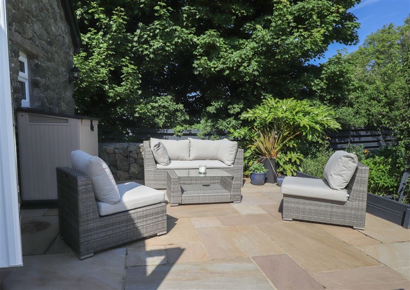 The patio in Annexe at Ty Moel Isaf at Annexe at Ty Moel Isaf, Pengorffwysfa near Amlwch