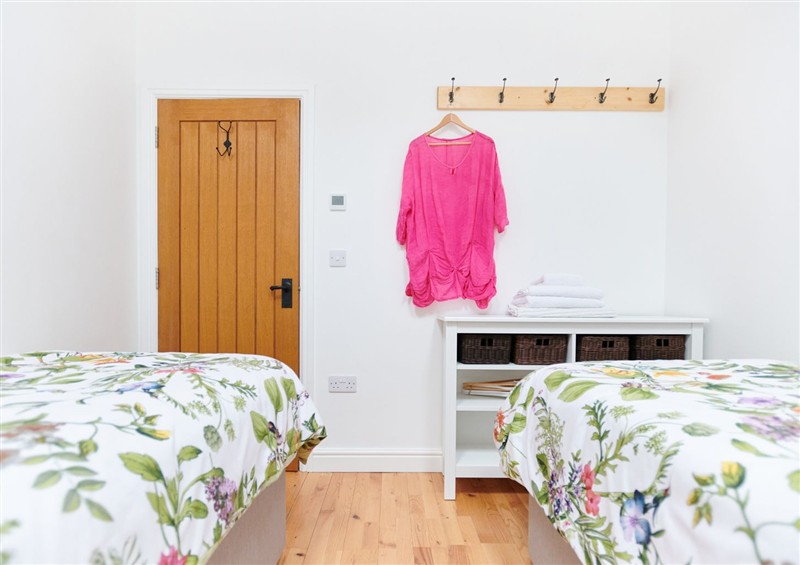 This is a bedroom at Annexe at Ty Moel Isaf, Pengorffwysfa near Amlwch