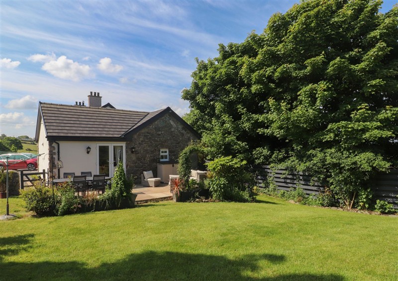 This is the garden at Annexe at Ty Moel Isaf, Pengorffwysfa near Amlwch