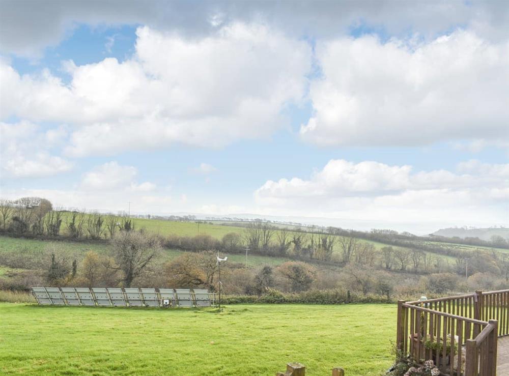 View at Annies in Bratton Clovelly, near Okehampton, Devon