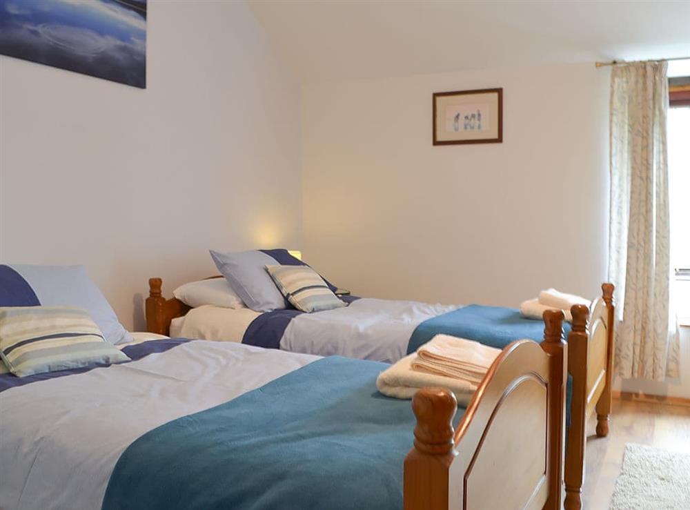 Twin bedroom at Annies Cottage in Millom, Cumbria