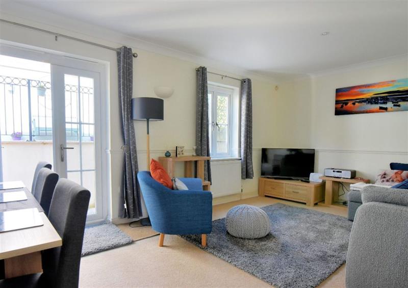 This is the living room at Annings View, Lyme Regis