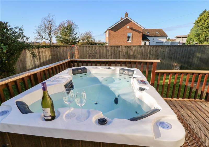 There is a hot tub at Anvil Cottage, Appleton Wiske
