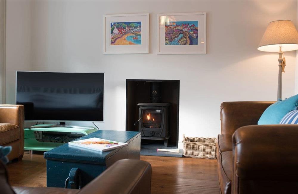 This is the living room at Anya in Newfyn, Pwllheli, Gwynedd