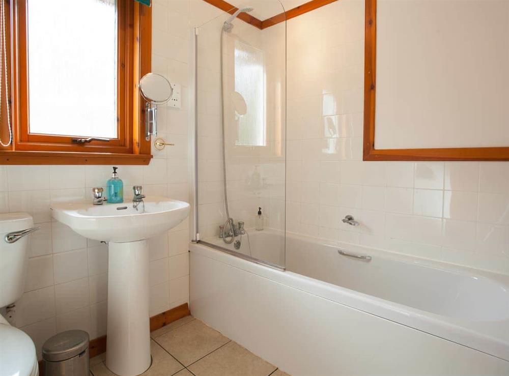 Bathroom at Aonach Cottage in Glencoe, Argyll