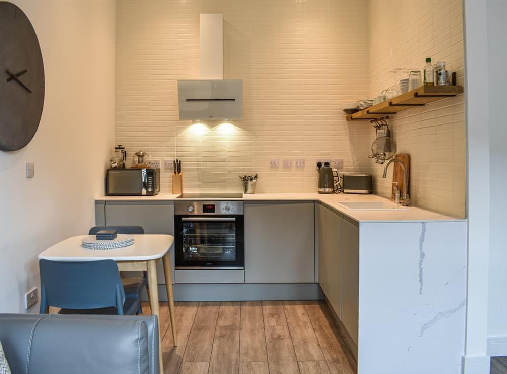 Kitchen at Apartment 1 in Arbroath, Angus