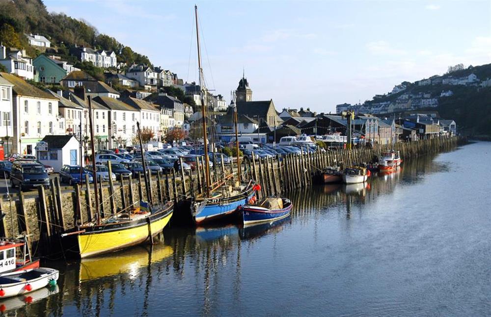 The vibrant Looe harbour at Apartment 1, Buller House, Looe