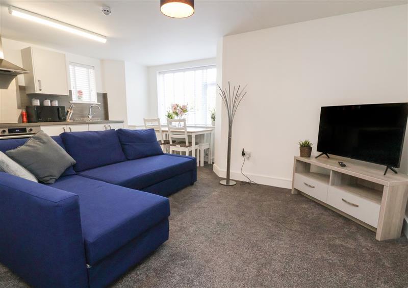 Relax in the living area at Apartment 1, Conwy