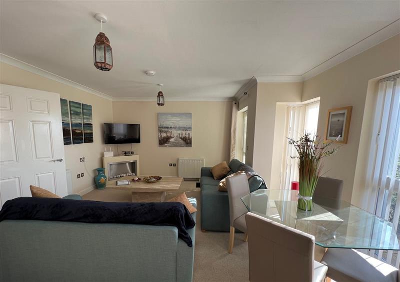 Enjoy the living room at Apartment 1, Middleton near Heysham