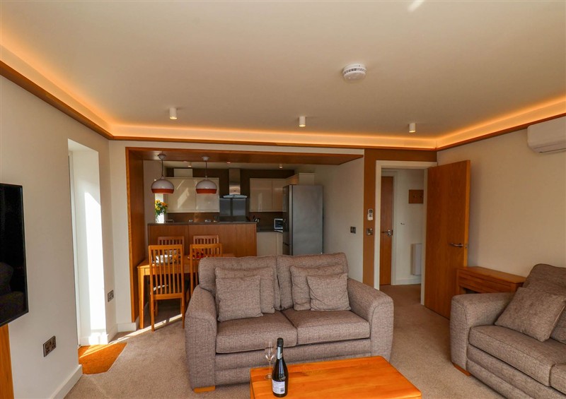 The living area at Apartment 1, Scarborough