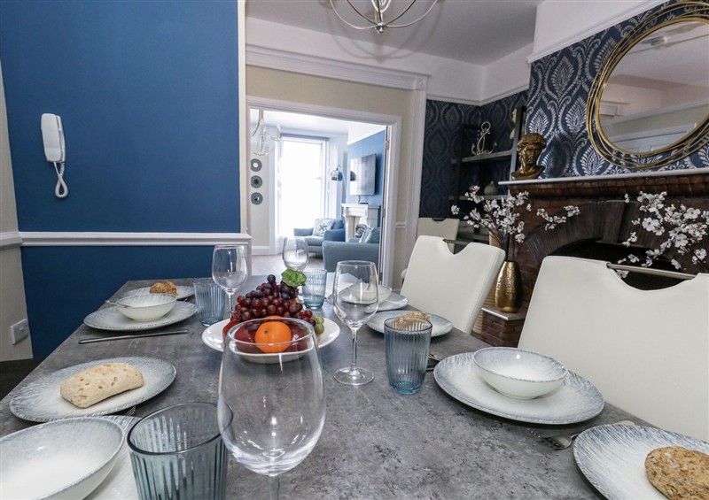 The dining area at Apartment 1, Weymouth