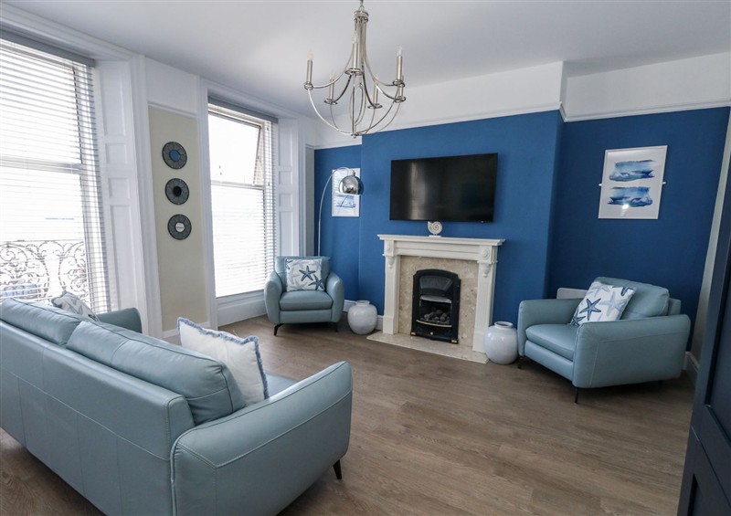 The living room at Apartment 1, Weymouth