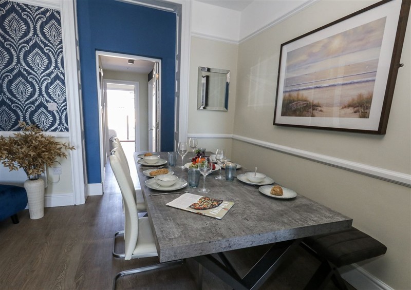 This is the dining room at Apartment 1, Weymouth