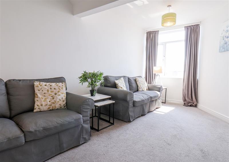 This is the living room at Apartment 10 @52, Bridlington