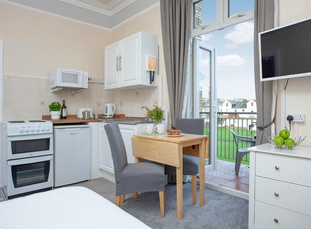Open plan living space at Apartment 10 Bedford Holiday Flats in Paignton, Devon
