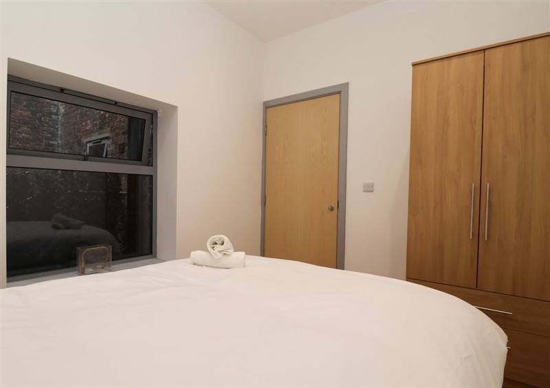This is the bedroom at Apartment 10, York