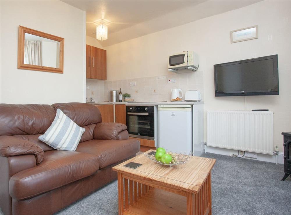 Open plan living space at Apartment 12 Bedford Holiday Flats in Paignton, Devon