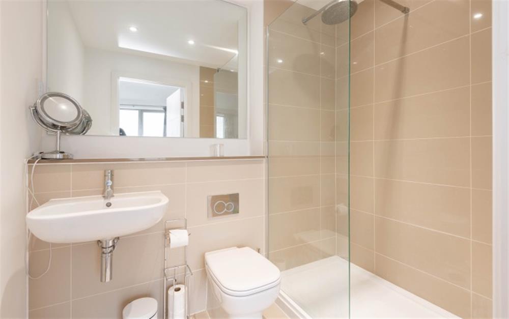 Ensuite Bathroom at Apartment 12, One Lusty Glaze in Newquay
