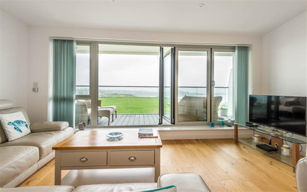 Open Plan Living Room at Apartment 12, One Lusty Glaze in Newquay