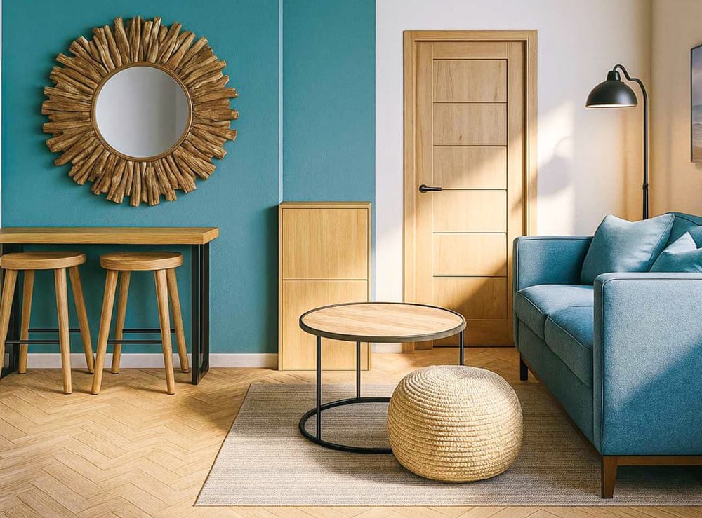 Living area at Apartment 177 Residences in Illfracombe, Devon