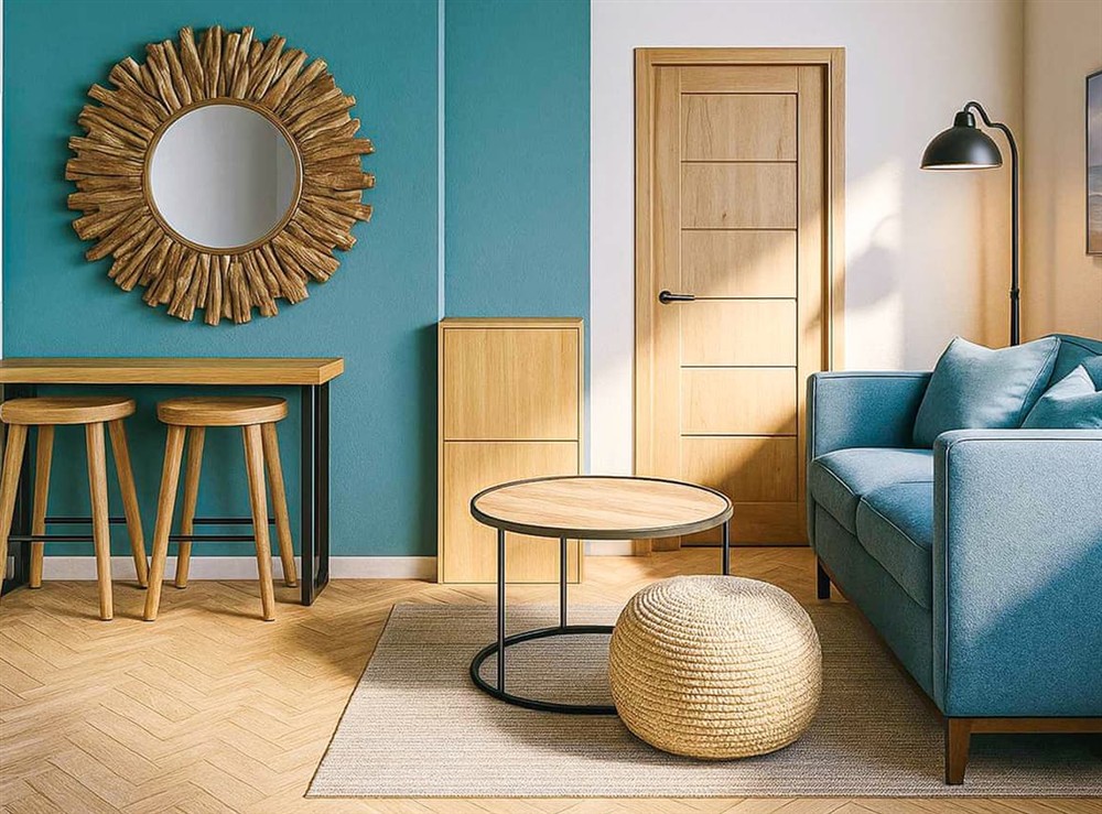 Living area at Apartment 178 Residences in Illfracombe, Devon