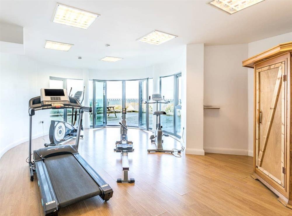 Gym at Apartment 19 in Newquay, Cornwall