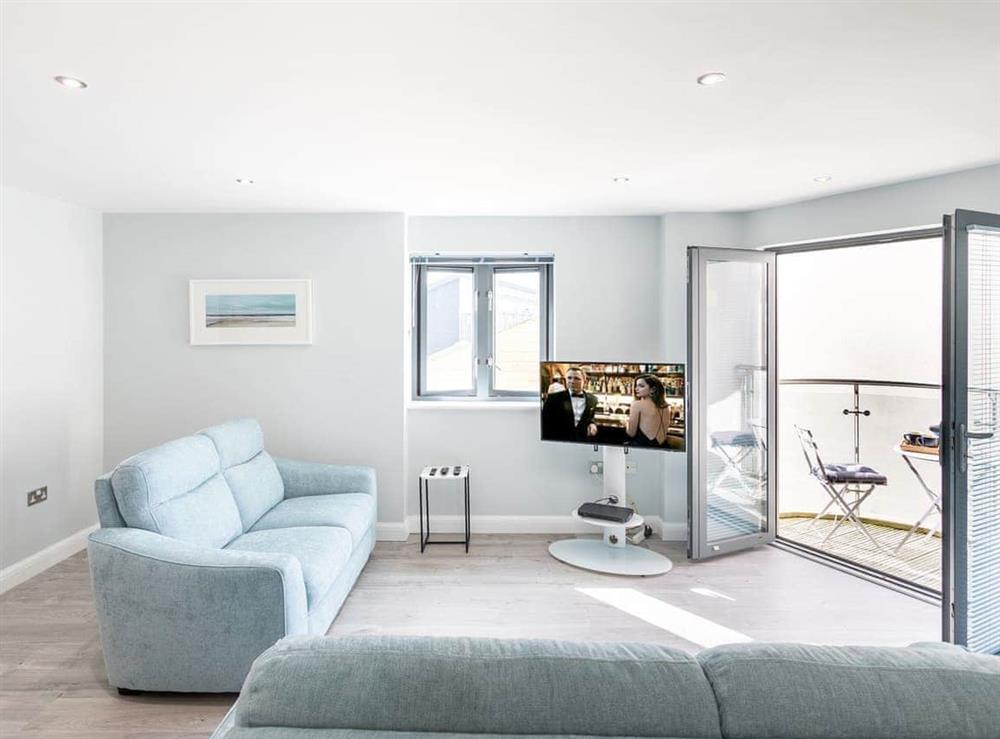 Living area at Apartment 19 in Newquay, Cornwall
