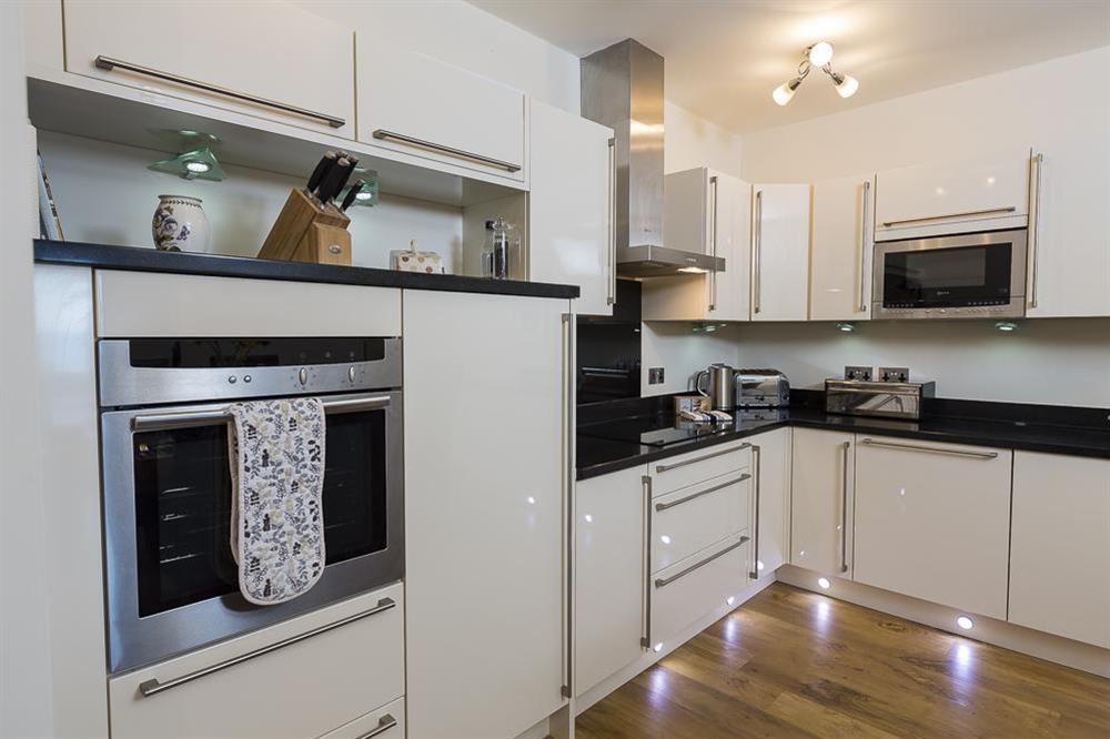 Modern kitchen at Apartment 2, At The Beach in Torcross, Nr Kingsbridge