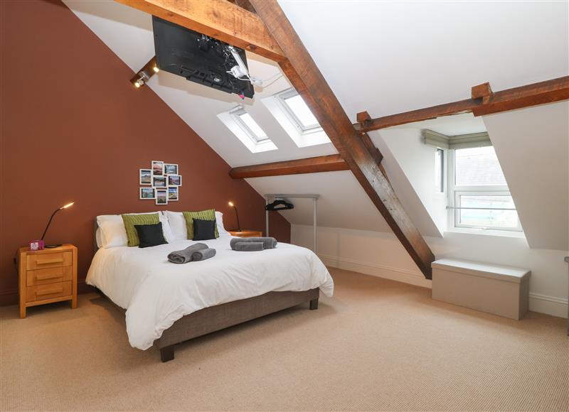 One of the bedrooms at Apartment 2, Llanbedrog