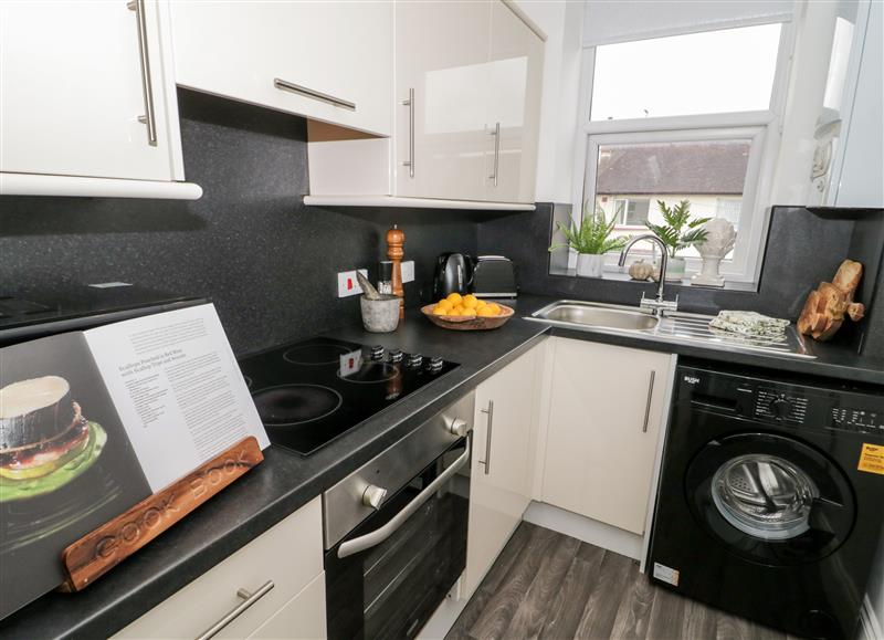 This is the kitchen at Apartment 2, Llandudno