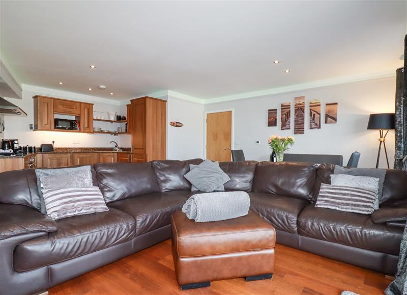 Relax in the living area at Apartment 2, Newquay