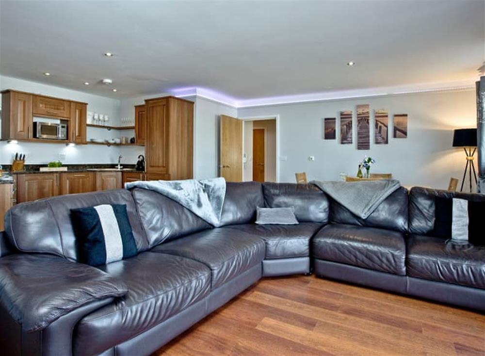 Spacious open plan living space (photo 2) at Apartment 2, Ocean 1 in Newquay, Cornwall