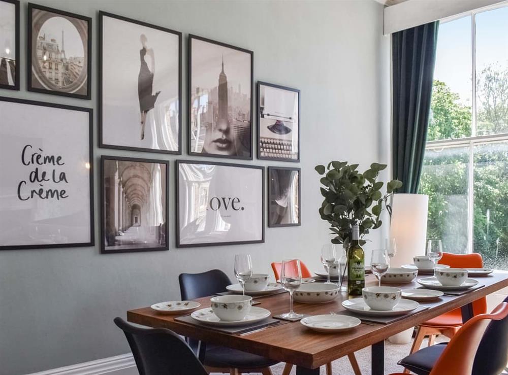 Dining Area at Apartment 2 in Scarborough, North Yorkshire