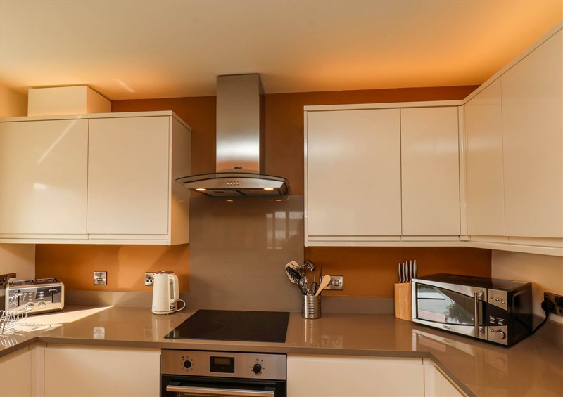 The kitchen at Apartment 2, Scarborough