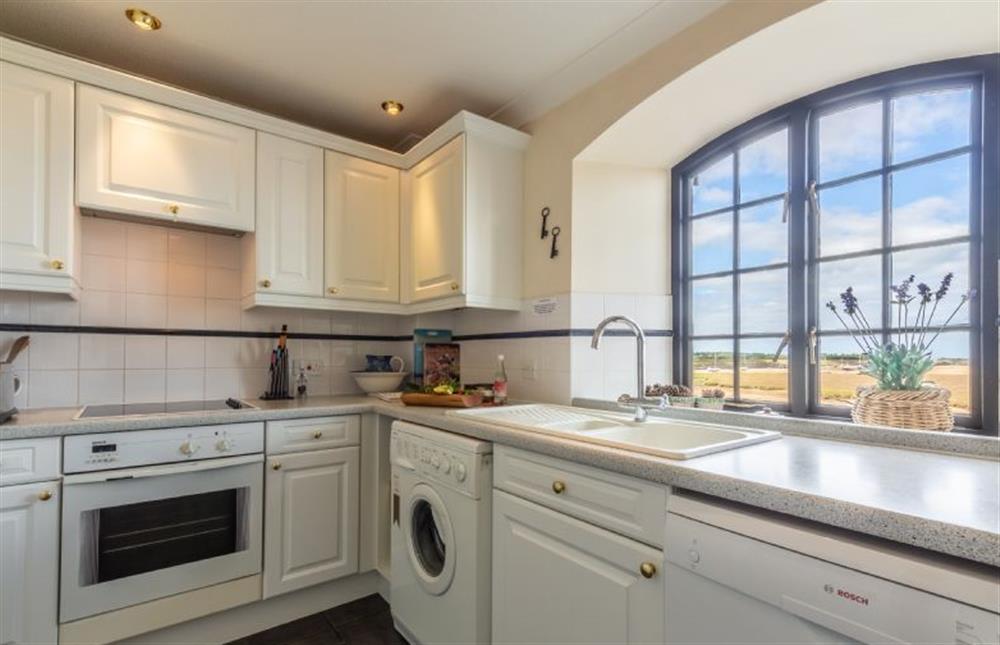 First floor: The Kitchen is well-equipped and bright at Apartment 2 The Granary, Wells-next-the-Sea