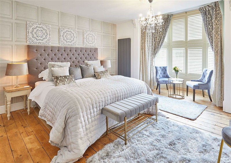 This is a bedroom at Apartment 2, Whitby