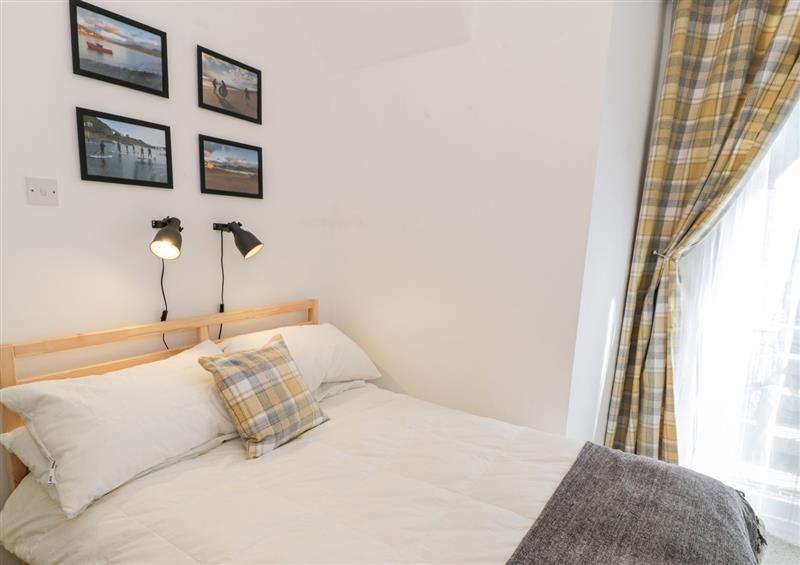 One of the bedrooms at Apartment 2C, Barmouth