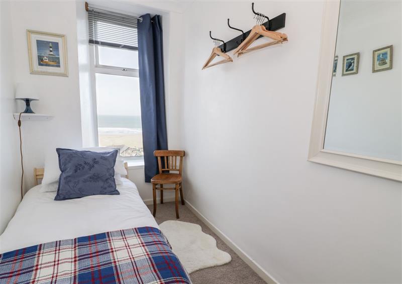 This is a bedroom at Apartment 2C, Barmouth