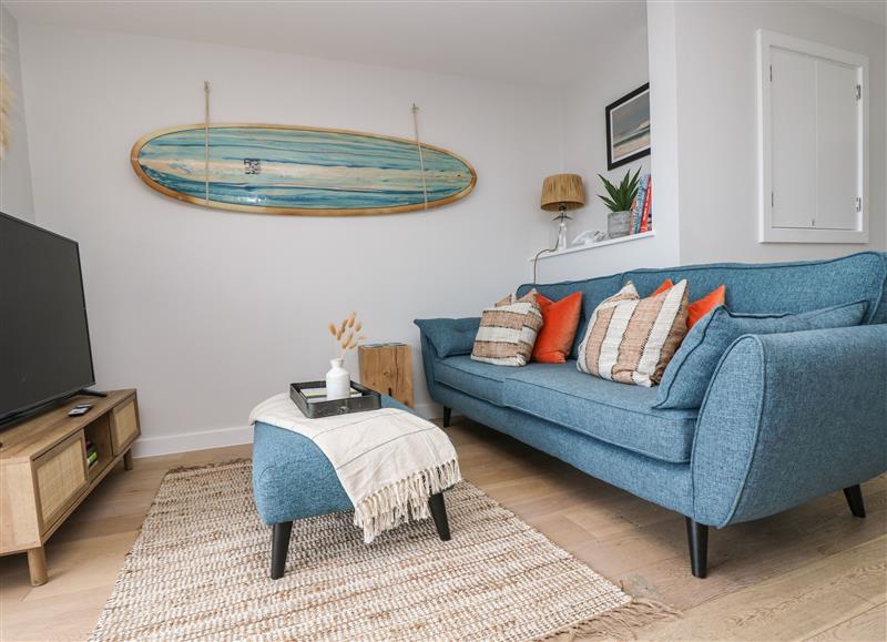 Enjoy the living room at Apartment 3 Fistral Beach, Newquay