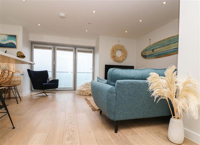 The living area at Apartment 3 Fistral Beach, Newquay