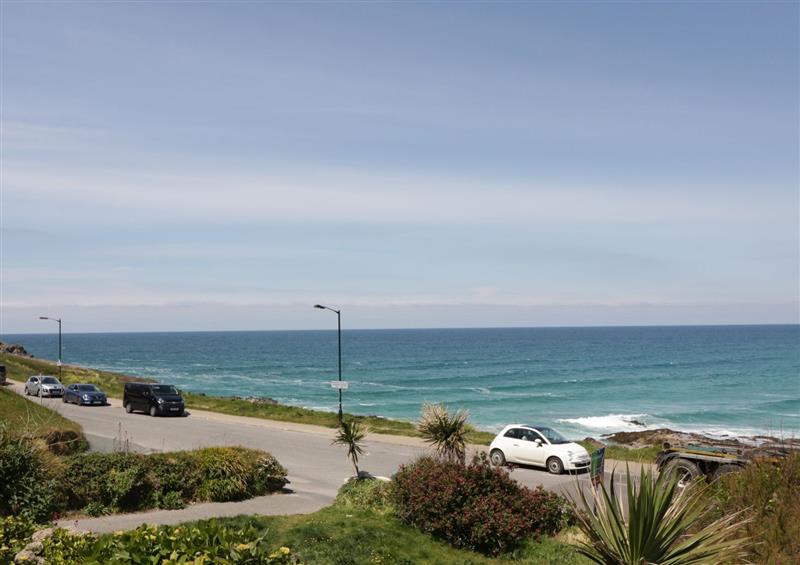 This is the garden at Apartment 3 Fistral Beach, Newquay