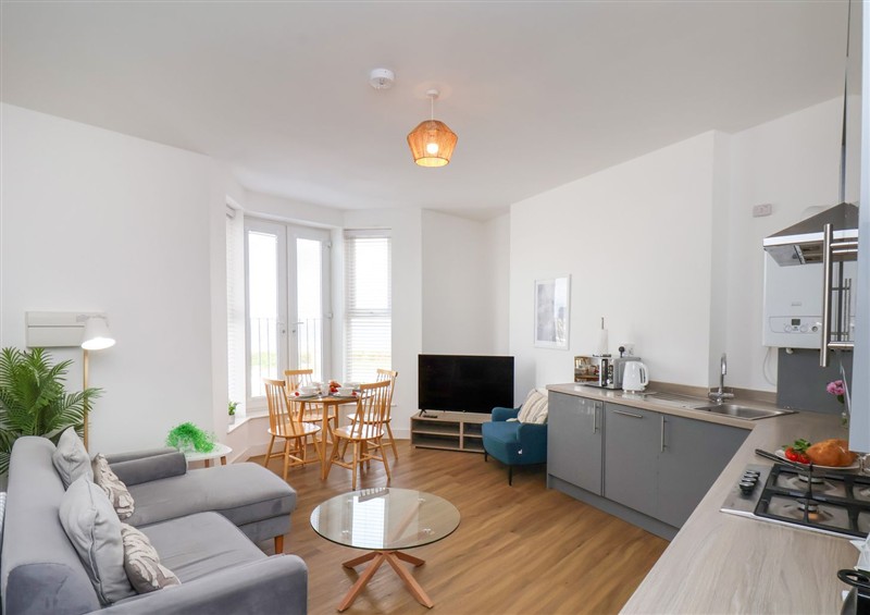 The living room at Apartment 3, Redcar