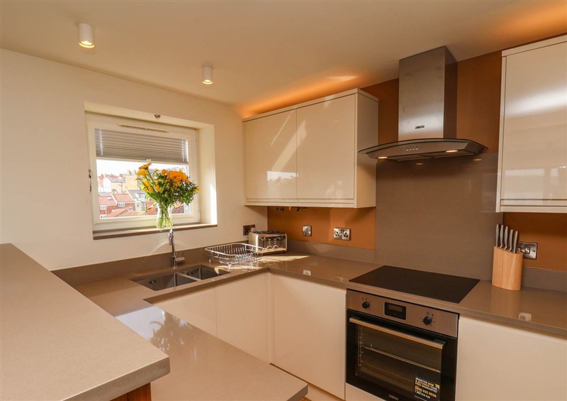 The kitchen at Apartment 3, Scarborough