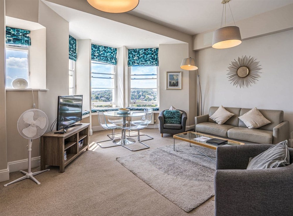Living area at Apartment 3 in Torquay, Devon