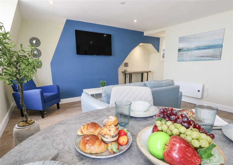 The living area at Apartment 3, Weymouth