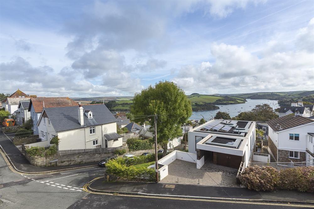 Fantastic views stretching from East Portlemouth to Snapes Point from the second bedroom at Apartment 4 Lyndhurst in Bonaventure Road, Salcombe