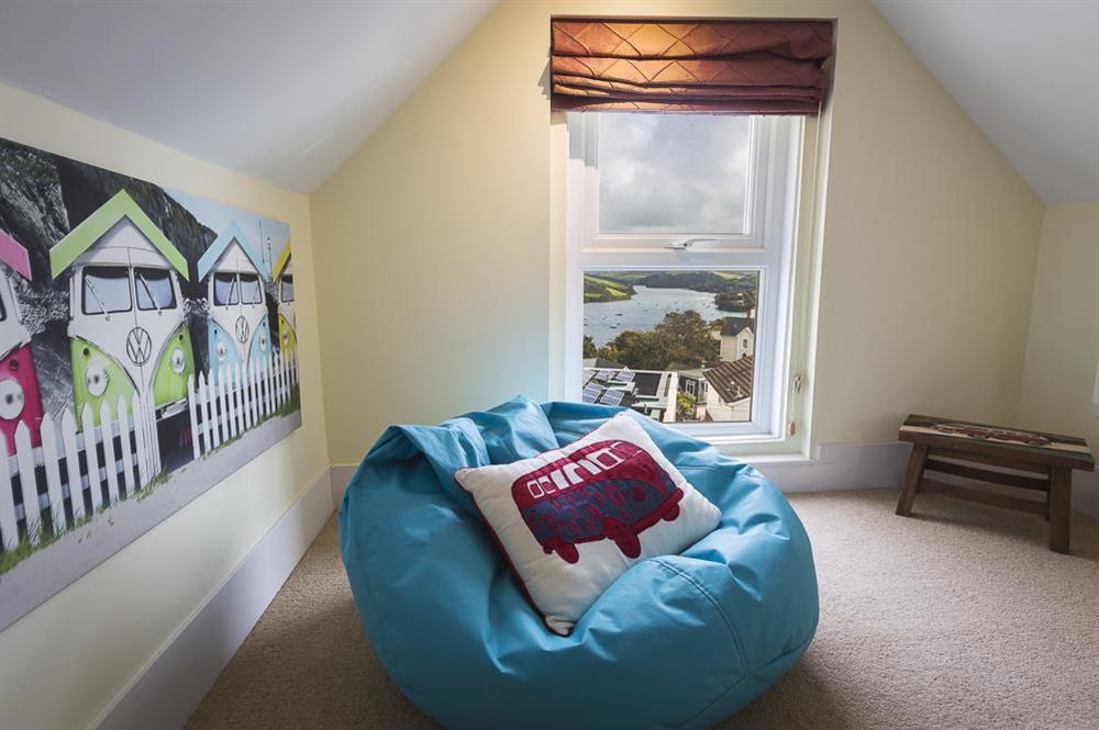 Gable end window offering a fantastic view at Apartment 4 Lyndhurst in Bonaventure Road, Salcombe