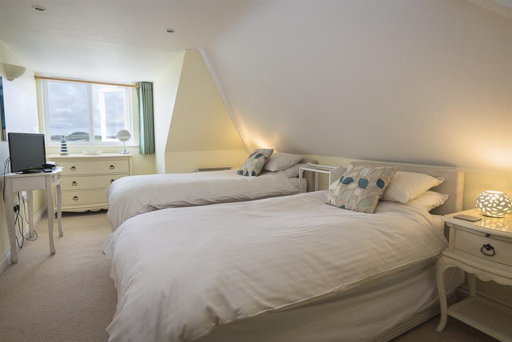The second bedroom is also a very good size at Apartment 4 Lyndhurst in Bonaventure Road, Salcombe