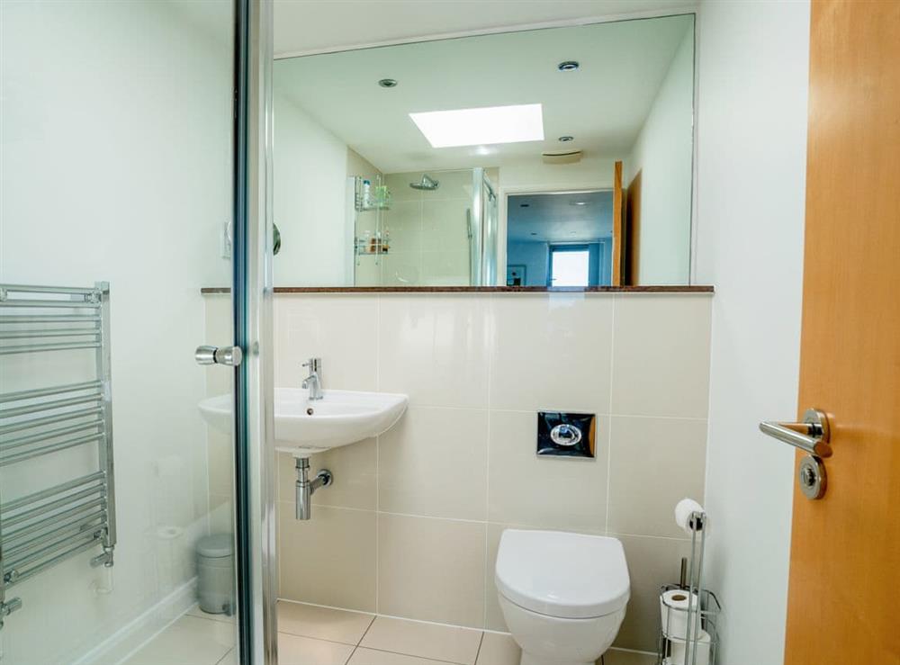 En-suite at Apartment 47 in Newquay, Cornwall
